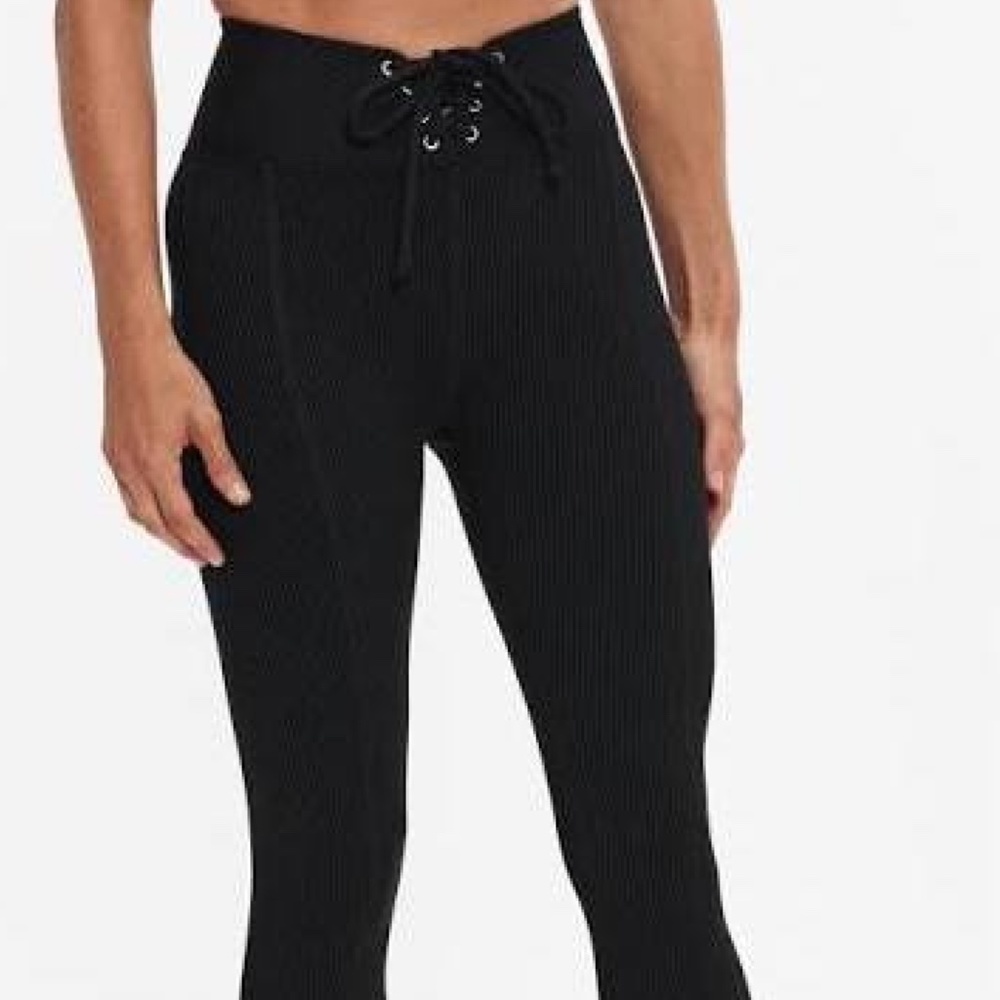 Year of Ours Ribbed Football Leggings L